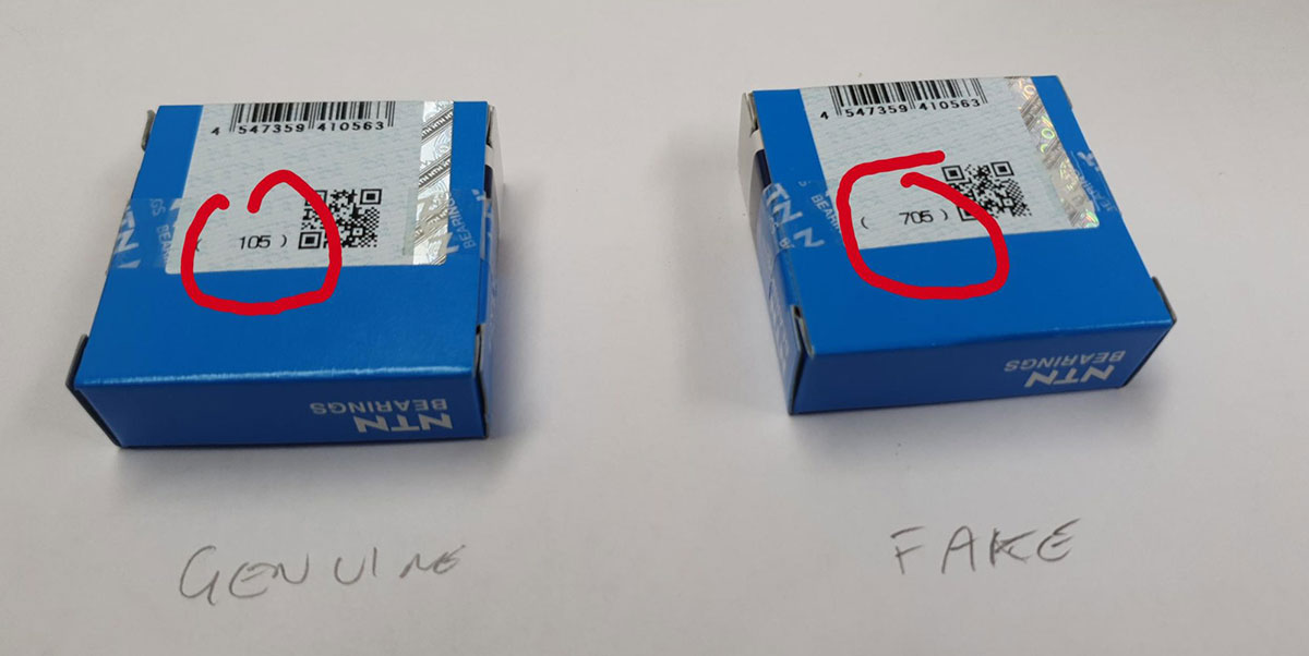 Phân biệt vòng bi NTN chính hãng